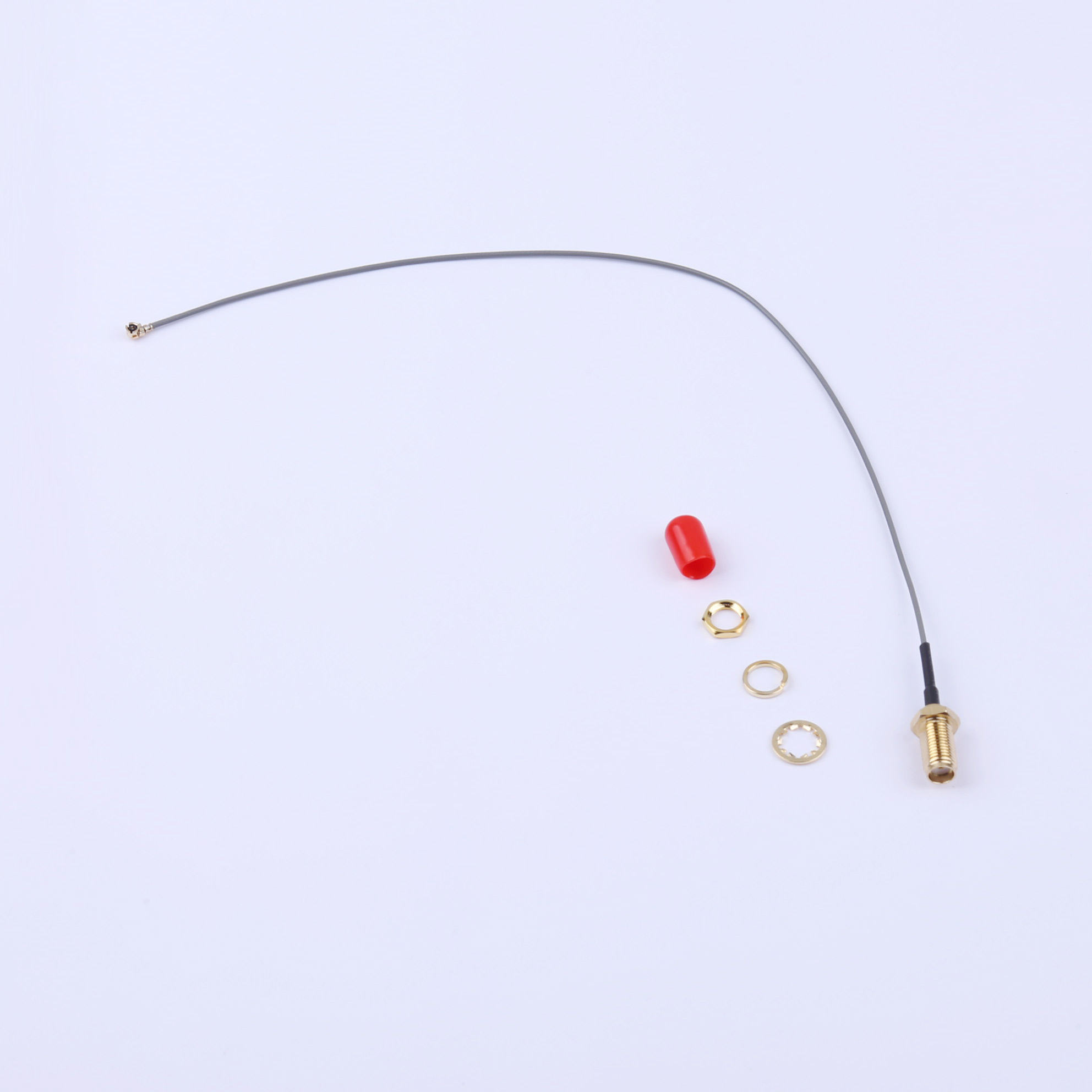 Câble RF câblé, IPEX vers SMA, L = 240 mm, KHB (RG113)-240-29