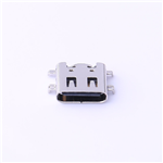 USB Type-C Connector, Female, SMD, KH-TYPE-C-CB0.8-6P-T