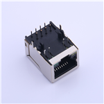 RJ45 Ethernet connector, with LED indicator, KH-5922S-8P8C-D