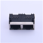 RJ45 Ethernet connector, with LED indicator, KH-56-8P8C-1X2-D
