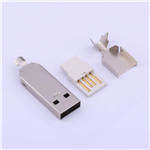 USB Type-A Connector, male, KH-USB-AM-HX3