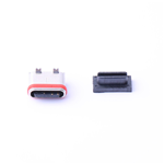 USB Type-C Connector, Female, SMD, KH-TYPE-C-L.FS-6P-STM