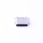 USB Type-C Connector, Female, SMD, KH-TYPE-C-CB1.6-6P