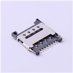 SIM Card Connector, 1.5mm, Flip type, KH-SIM1616-8pin