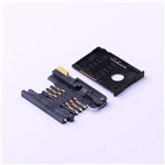 SIM Card Connector, 3mm, MiniSIM card 6PIN  (set of 2), KH-SIM2-2.54-8F