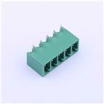 Pluggable Terminal Block, 3.81mm pitch, 5 pin, 8A 300V, KH-15EDGRC-3.81-5PG