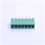 Pluggable Terminal Block, 3.81mm pitch, 7 pin, 8A 300V, KH-15EDGRC-3.81-7PG