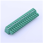 Pluggable Terminal Block, 3.81mm pitch, 16 pin, 8A 300V, KH-ZBK200R-16P-GS