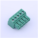 Pluggable Terminal Block, 3.81mm pitch, 5 pin, 8A 300V, KH-ZBK200R-5P-GS