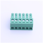 Pluggable Terminal Block, 3.81mm pitch, 6 pin, 8A 300V, KH-ZBK200R-6P-GS