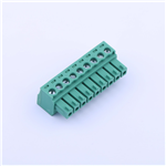 Pluggable Terminal Block, 3.81mm pitch, 9 pin, 8A 300V, KH-ZBK200R-9P-GS