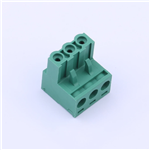 Pluggable Terminal Block, 5.08mm pitch, 3 pin, 15A 300V, KH-ZBK400R-3P-5.08GS
