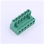 Pluggable Terminal Block, 5.08mm pitch, 6 pin, 15A 300V, KH-ZBK400R-6P-5.08GS