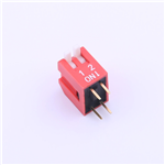 2.54mm Dip switch, 2P, KH-1002-CB2.54-2P