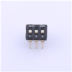 2.54mm Dip switch, 3P, KH-10027A-HL2.54-3P