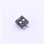 2.54mm Dip switch, 2P, SMD, KH-10027B-SMT2.54-2P