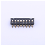 2.54mm Dip switch, 8P, SMD, KH-10027B-SMT2.54-8P