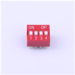 2.54mm Dip switch, 4P, KH-BM2.54-4P