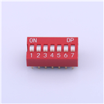 2.54mm Dip switch, 7P, KH-BM2.54-7P