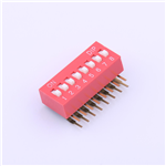 2.54mm Dip switch, 8P, KH-BM2.54-8P-W