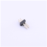 Pin Header Connector, 2X2P, 1A, KH-1.27PH180-2X2P-L7.2