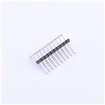 Pin Header Connector, 1X10P, 1A, KH-1.27PH90-1X10P-L10.5