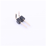 Pin Header Connector, 1X2P, 3A, KH-2.54PH90-1X2P-L13.8