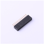 1.27mm Female Header Connector, 1X12P, 1A, KH-1.27FH-1X12P-H4.3