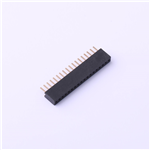 1.27mm Female Header Connector, 1X18P, 1A, KH-1.27FH-1X18P-H4.3