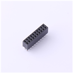 1.27mm Female Header Connector, 2X10P, 1A, KH-1.27FH-2X10P-H4.3