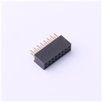 1.27mm Female Header Connector, 2X8P, 1A, KH-1.27FH-2X8P-H4.3