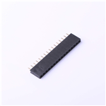 2.54mm Female Header Connector, 1X16P, 3A, KH-2.54FH-1X16P-H8.5