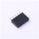 2.54mm Female Header Connector, 1X5P, 3A, KH-2.54FH-1X5P-H8.5