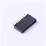 2.54mm Female Header Connector, 1X6P, 3A, KH-2.54FH-1X6P-H8.5