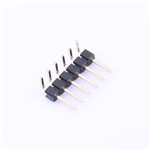 Pin Header Connector, 1X6P, 3A, KH-2.54PH90-1X6P-L13.8