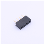 2mm Female Header Connector, 1X4P, 1.5A, KH-2FH-1X4P-H4.3