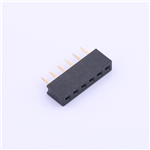 2mm Female Header Connector, 1X6P, 1.5A, KH-2FH-1X6P-H4.3