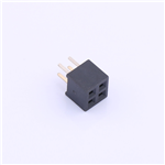2mm Female Header Connector, 2X2P, 1.5A, KH-2FH-2X2P-H4.3