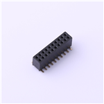 1.27mm Female Header Connector, 2X10P, 1A, KH-1.27FH-2X10P-H4.3-SMT