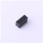 1.27mm Female Header Connector, 2X6P, 1A, KH-1.27FH-2X6P-H4.3-SMT
