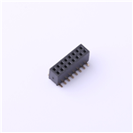 1.27mm Female Header Connector, 2X8P, 1A, KH-1.27FH-2X8P-H4.3-SMT