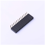 2.54mm Female Header Connector, 1X12P, 3A, KH-2.54FH90-1X12P-H8.5