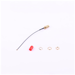 RF Cable Assemblies,4 Gen IPEX to SMA Female,RG081,Black Color,100mm,KH-IPEX4-SMA-RG081-100mm