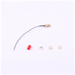 RF Cable Assemblies,3 Gen IPEX to SMA Female,RG081,Black Color,120mm,KH-IPEX3-SMA-RG081-120mm