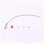 RF Cable Assemblies,3 Gen IPEX to SMA Female,RG081,Black Color,180mm,KH-IPEX3-SMA-RG081-180mm
