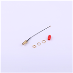 RF Cable Assemblies,3 Gen IPEX to SMA Female,RG081,80mm,KH-IPEX3-SMA-RG081-80mm