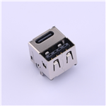 USB Type-A Connector, Female, KH-TYPE-14P+USB-SZ