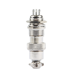 Aviation Connector, M12, Male & Female, 6-Pin, KH-GX12-6P