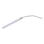Rubber Antenna, 2.4G Antenna, 2400–2500 MHz, 3 dBi, White, KH-2/4G(105)-CX-100B