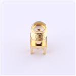 Kinghelm 13.5mm SMA Half-threaded Straight Female Connector--KH-SMA-KE8-G48H